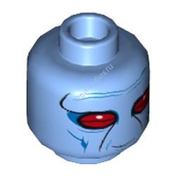 Деталь Лего Голова Минифигурки Цвет Голубой