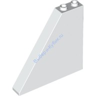 Деталь Лего Скос 6 х 1 х 5 Цвет Белый