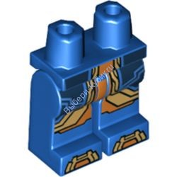 Деталь Лего Ноги С Рисунком Цвет Синий