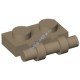Деталь Лего Пластина 1 х 2 С Ручкой На Стороне - Свободные Концы Цвет Темно-Песочный