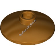 Деталь Лего Тарелка 2 х 2 Перевернутая Цвет Металлический Золотой