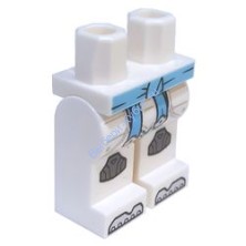 Деталь Лего Ноги С Рисунком Цвет Белый