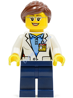 Минифигурка Лего Сити Ученый-Космонавт