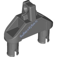 Деталь Лего Петля 1 х 3 Треугольник С Двумя Пинами Цвет Темно-Серый