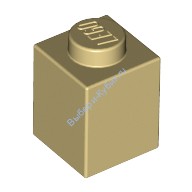 Деталь Лего Кубик 1 х 1 Цвет Песочный