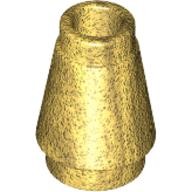 Конус 1 х 1 С Верхним Пазом, Цвет: Перламутрово-Золотой