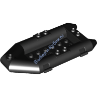 Деталь Лего Лодка Надувной Плот Малый Цвет Черный