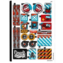 Наклейки К Набору Лего 71484