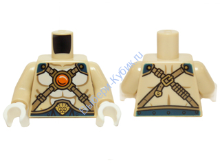 Деталь Лего Торс С Рисунком Цвет Песочный
