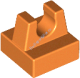 Деталь Лего Плитка Модифицированная 1 х 1 С Защелкой Цвет Оранжевый