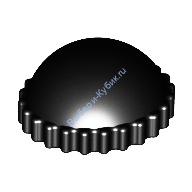 Деталь Аналог Совместимый С Лего Кепка Цвет Черный 