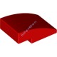 Деталь Лего Скос Закругленный 3 х 2 Без Штырьков Цвет Красный