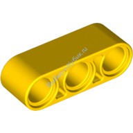 Деталь Лего Техник Бим 1 х 3 Толстый Цвет Желтый
