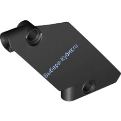 Деталь Лего Техник Панель Изогнутая #61 5 x 7 Левая Цвет Черный