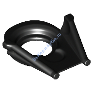 Деталь Лего Воротник Цвет Черный