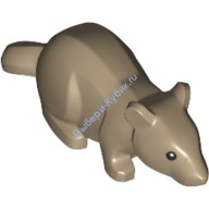 Деталь Лего Крыса / Мышка Цвет Темно-Песочный