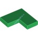 Деталь Лего Плитка 2 х 2 Угол Цвет Зеленый