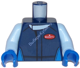 Деталь Лего Торс Цвет Темно-Синий