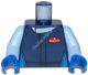 Деталь Лего Торс Цвет Темно-Синий
