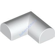 Деталь Лего Кубик Закругленный 2 x 2 x 2/3 Двойной Угол Цвет Белый