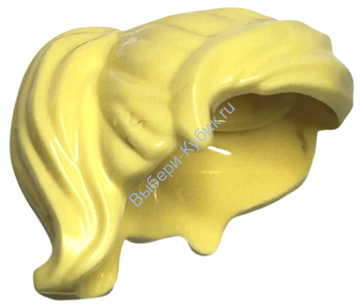 Деталь Лего Парик Женский Цвет Ярко-Светло-Желтый