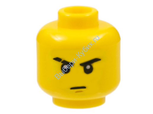 Деталь Лего Голова Минифигурки Цвет Желтый