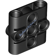 Деталь Лего Техник Пин Коннектор Бим 1 x 3 x 3 Цвет Черный