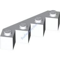 Деталь Лего Кубик Модифицированный Угловой 4 х 4 Цвет Белый