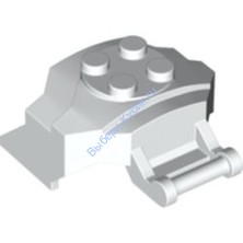 Деталь Лего Кокпит Передний 4 x 3 x 2 С Перекладиной Цвет Белый