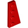 Деталь Лего Пластина Клин 4 х 2 Правая Цвет Красный