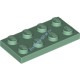 Деталь Лего Пластина 2 х 4 Цвет Песочно-Зеленый