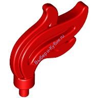 Деталь Лего Перо / Огонь / Вода Цвет Красный