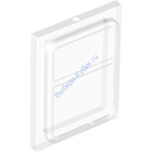 Деталь Лего Стекло Для Двери Поезда Цвет Прозрачный