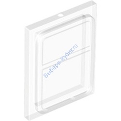 Деталь Лего Стекло Для Двери Поезда Цвет Прозрачный