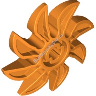 Деталь Лего Пропеллер 8 Лопастей 5 Диаметр Цвет Оранжевый