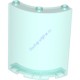 Деталь Лего Цилиндр Четверть 4 х 4 х 6 Цвет Прозрачно-Голубой