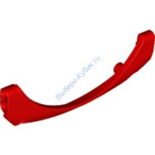 Деталь Лего Техник Брызговик Автомобильный # 41 Арочный 13 x 2 x 5 Цвет Красный