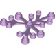 Деталь Лего Листья 6 х 5 Цвет Лавандовый