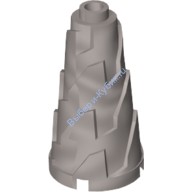 Деталь Лего Конус 2 х 2 х 3 Шахтерский Бур Цвет Перламутрово-Светло-Серый