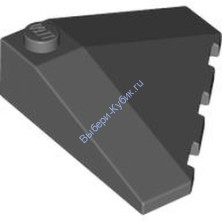 Деталь Лего Клин 4 х 4 (Скос Угол) Цвет Темно-Серый