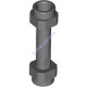 Деталь Лего Гладкая Рукоять Удлиненная Цвет Темно-Серый