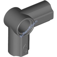 Деталь Лего Техник Коннектор Угловой #6 - 90 Градусов Цвет Темно-Серый
