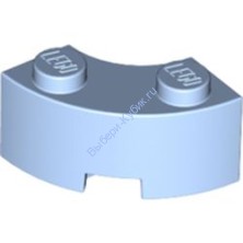 Деталь Лего Кубик Круглый Угол 2 х 2 Цвет Ярко-Светло-Голубой