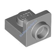 Деталь Лего Кронштейн 1 х 1 - 1 х 1 Перевернутый Цвет Светло-Серый