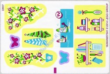 Наклейки К Набору Лего 41037 "Пляжный домик Стефани" 16260 / 6057841