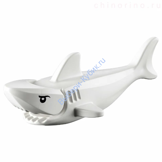 Деталь Лего Акула Цвет Белый