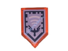 Деталь Лего Плитка Модифицированная 2 х 3 Пятиугольная С Рисунком Цвет Прозрачно-Неоново-Оранжевый