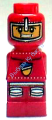 Микрофигурка Лего Рыцаря Лавового Дракона Красный 85863pb003