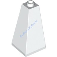 Деталь Лего Скос 75 2 х 2 х 3 Двойной Свод Цвет Белый