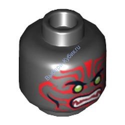 Деталь Лего Голова Минифигурки Цвет Черный